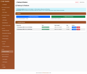 Backup restore system - Zubair Ray