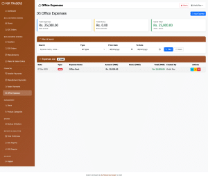 Office expense management built with Core PHP - Zubair Ray