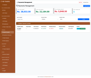 Reseller payments tracking built with Core PHP - Zubair Ray